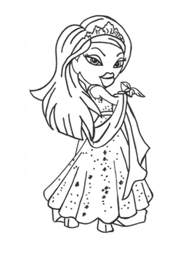 Bratz Cloe Coloring Pages