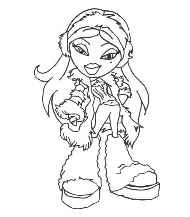 Free Printable Bratz Coloring Pages For Kids