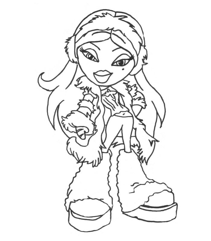 Bratz Coloring Pages Printable for Free Download