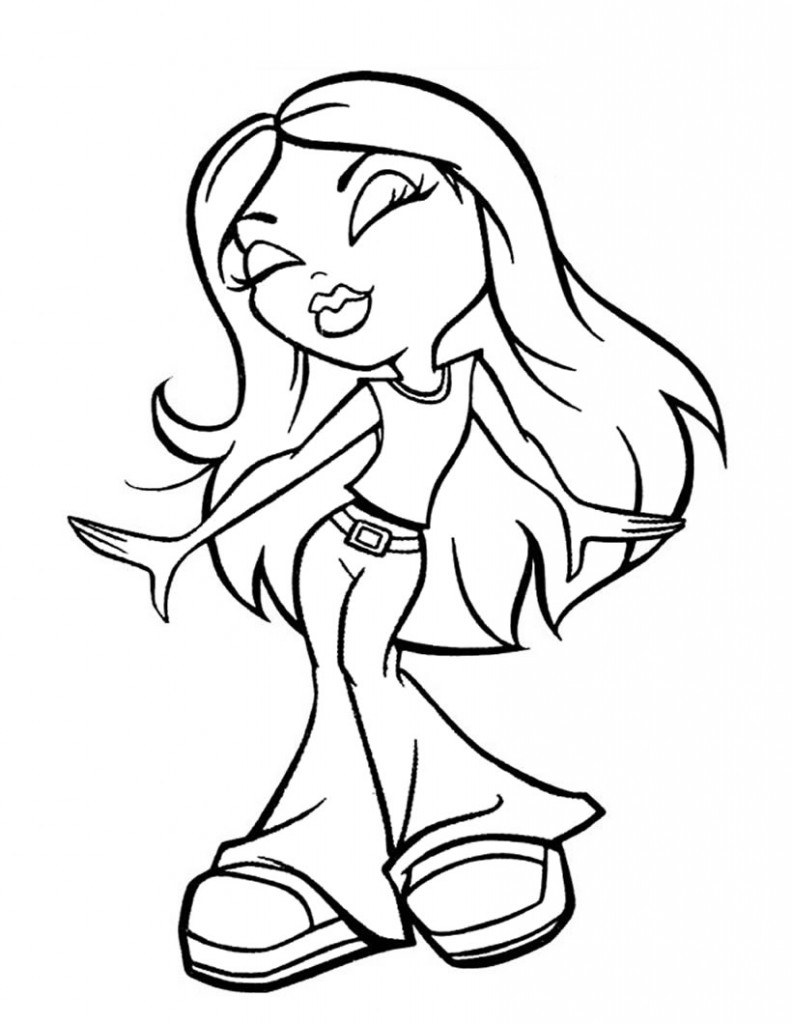 Bratz Kidz Coloring Pages