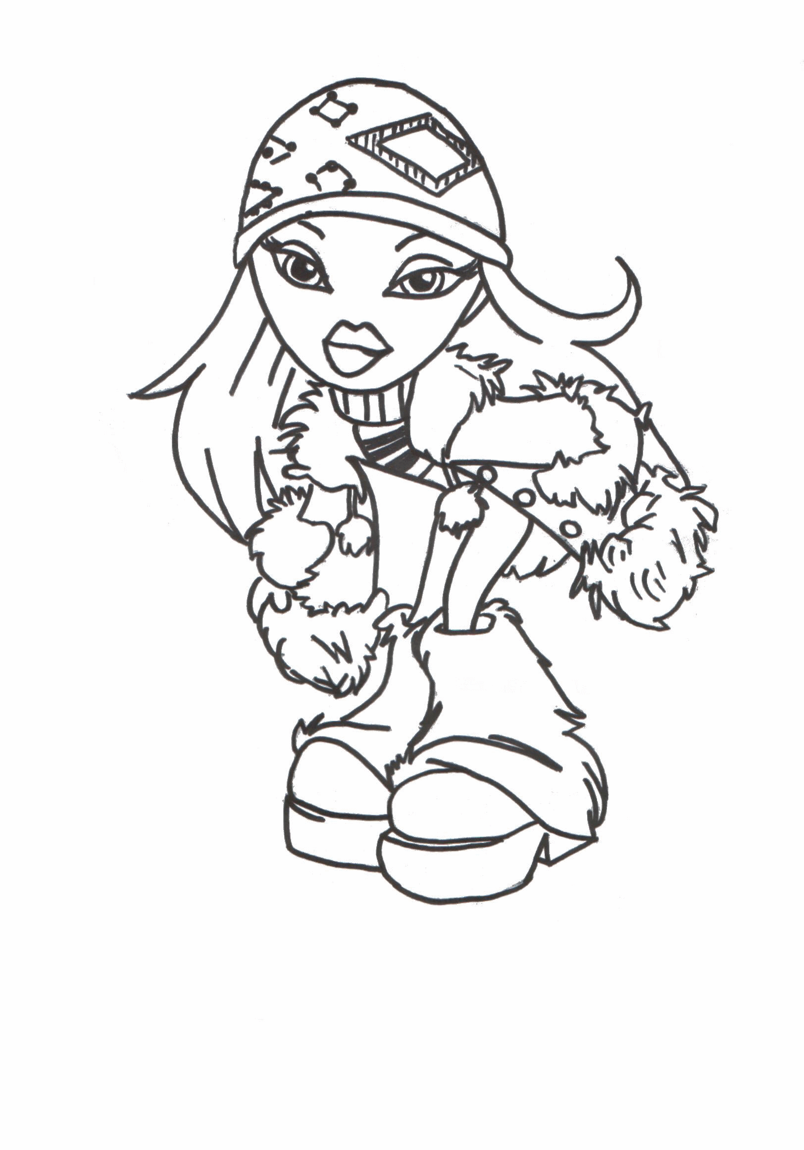 Bratz Coloring Pages - Bratz Games 