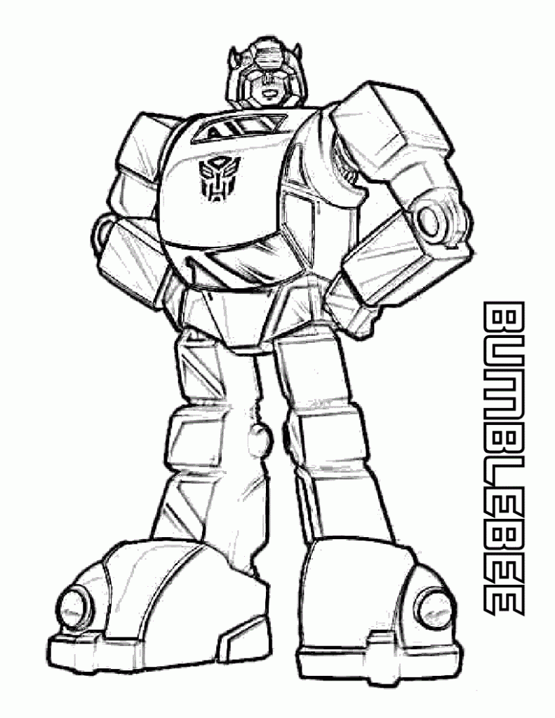 Bumblebee Transformers Coloring Pages