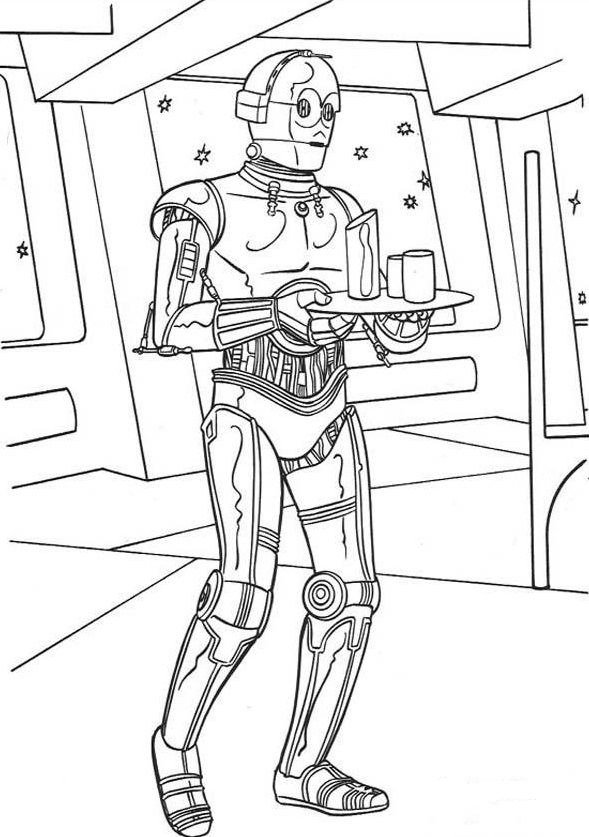C3PO - Star Wars Coloring Pages