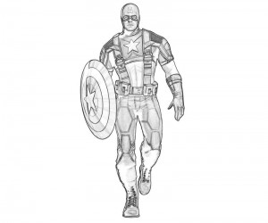 free printable captain america coloring pages for kids