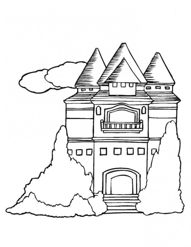 Free Printable Castle Coloring Pages For Kids