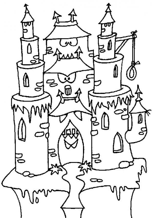 Castle Coloring Pages Kids