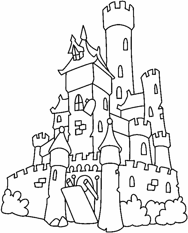 Download Free Printable Castle Coloring Pages For Kids