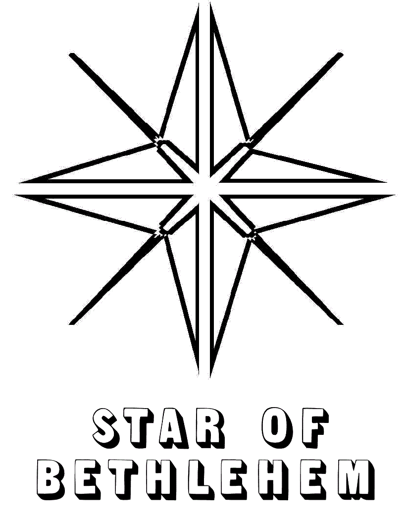 star coloring pages