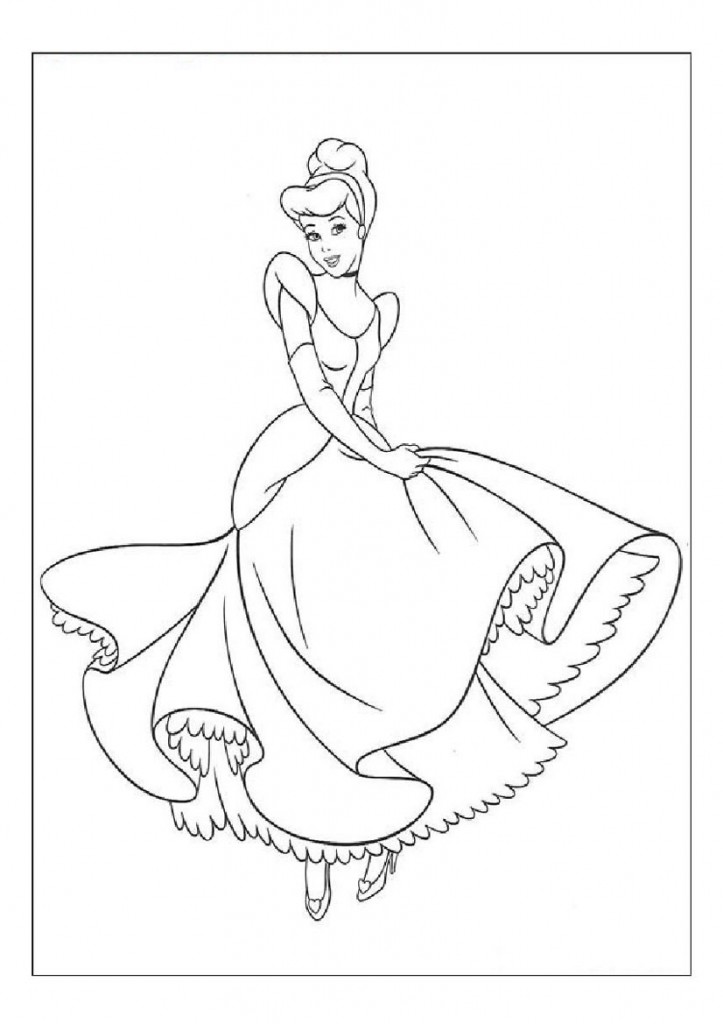 Cinderella Color Page