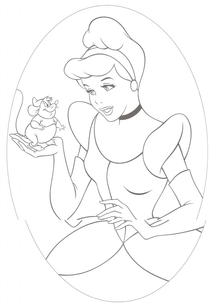 Cinderella Coloring Page