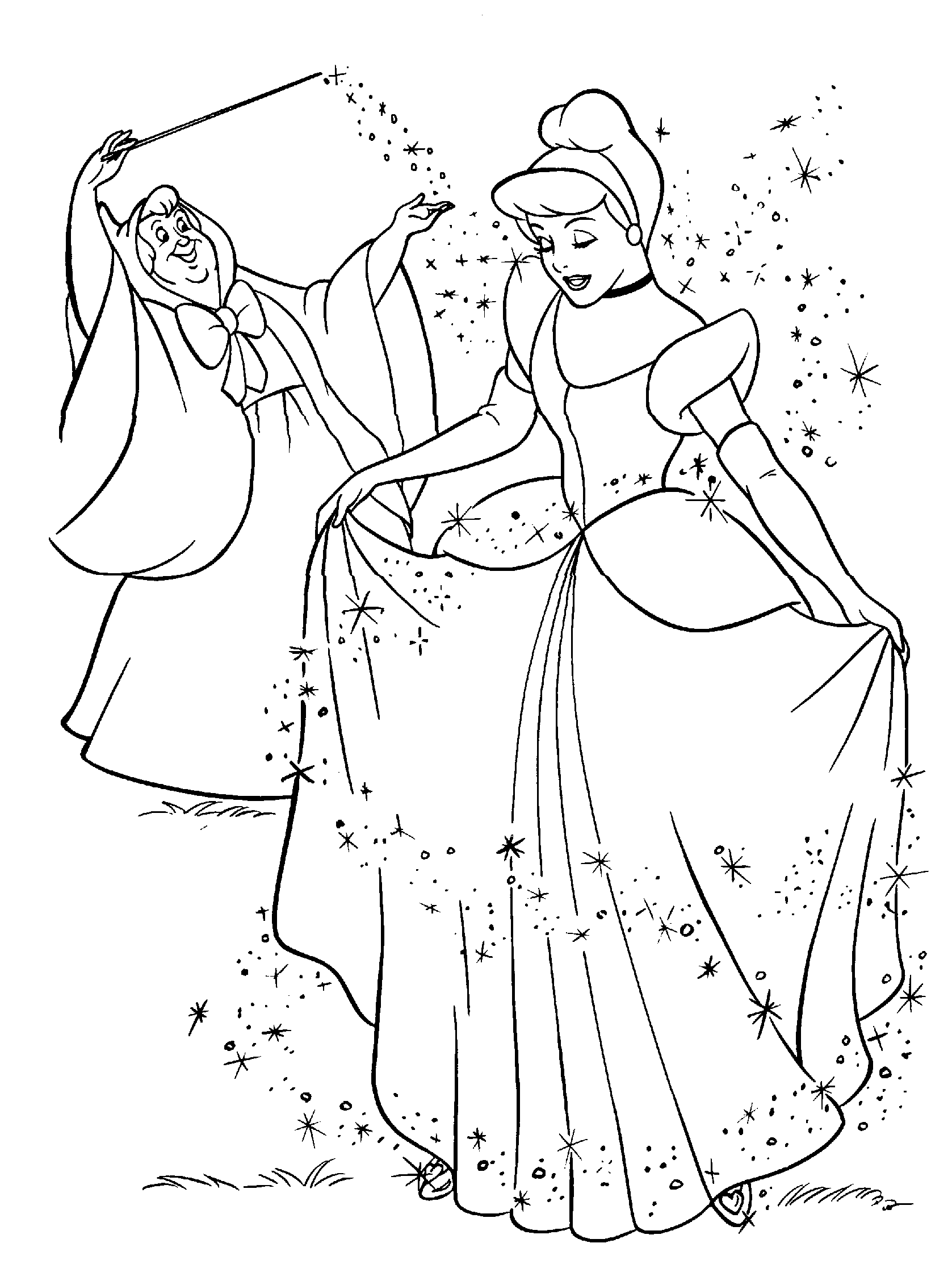 Free Printable Cinderella Coloring Pages For Kids Coloring Wallpapers Download Free Images Wallpaper [coloring654.blogspot.com]