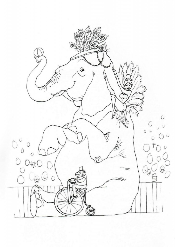 Circus Coloring Page Pictures