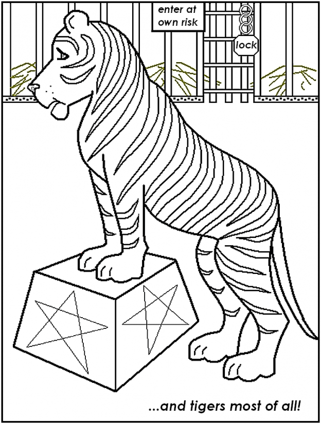 Free Printable Circus Coloring Pages For Kids
