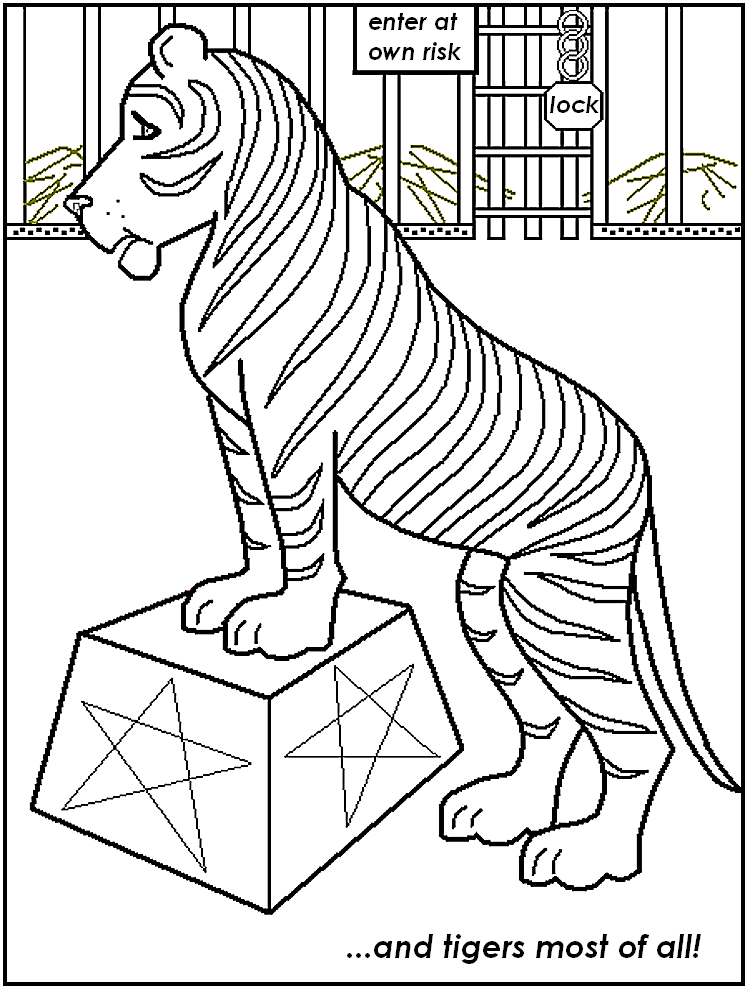 Free Printable Circus Coloring Pages For Adults