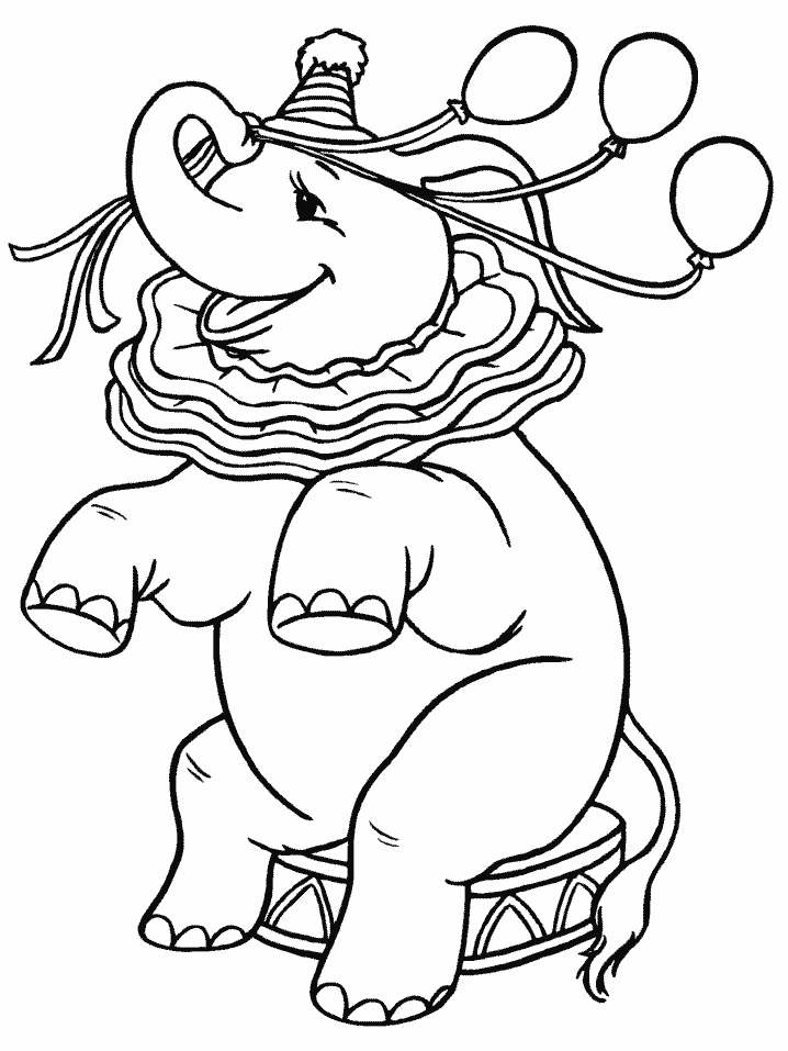 Circus Coloring Pages Images