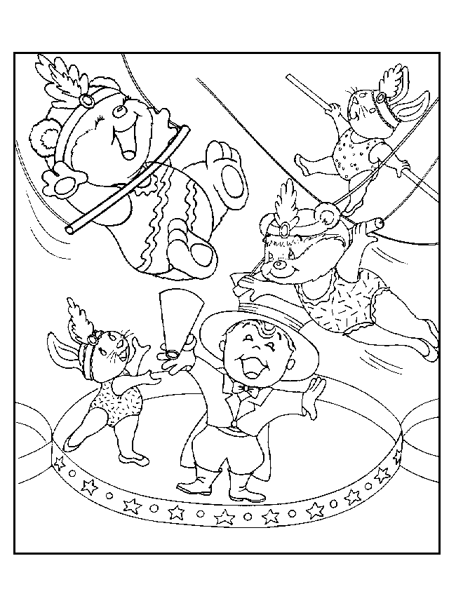 Circus Coloring Pages Pictures