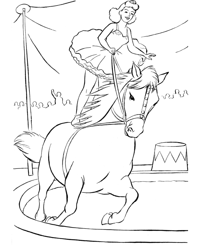 Circus Coloring Pages To Print
