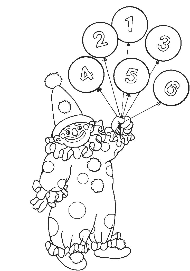 Circus Joaker Coloring Pages