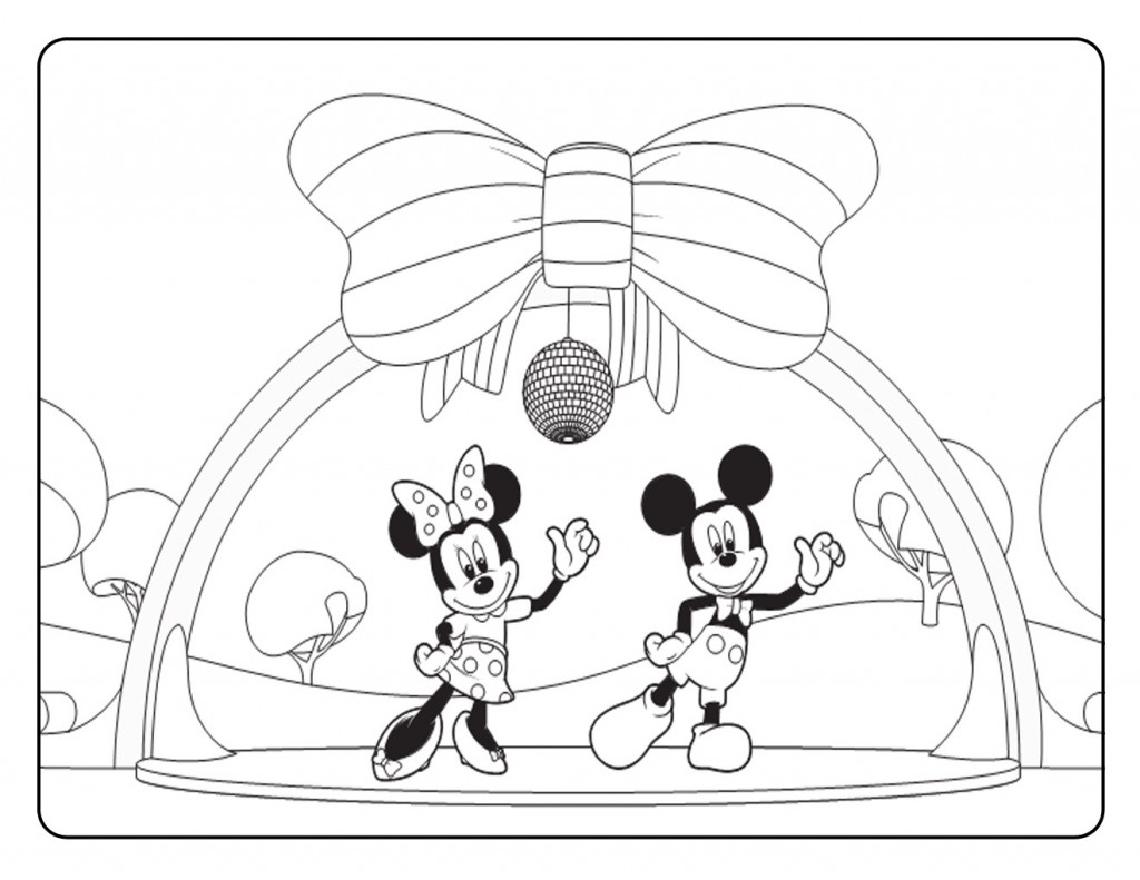 Coloring Page Mickey Mouse