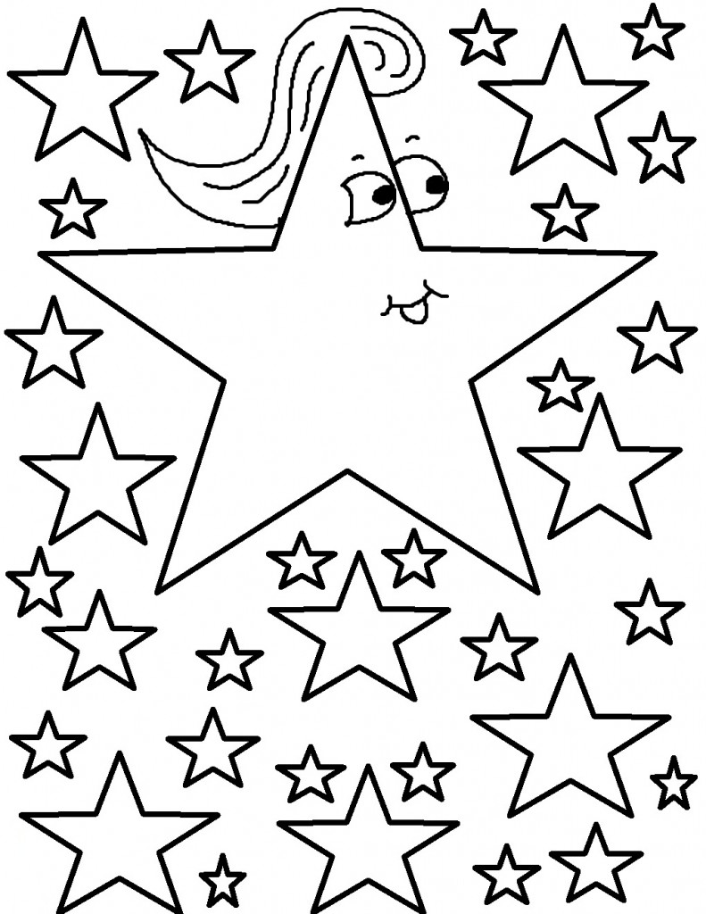 Coloring Page Stars