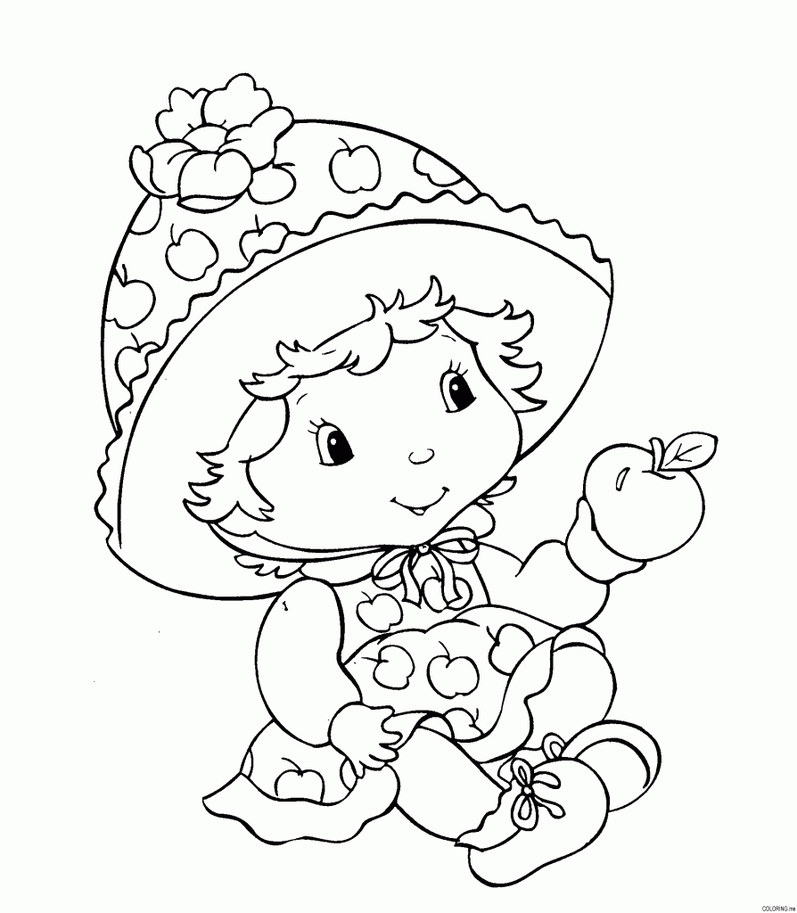 Coloring Page Strawberry Shortcake