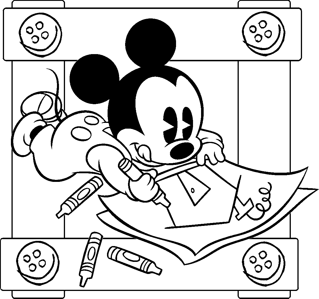 Mickey Mouse coloring pages, printable coloring sheets