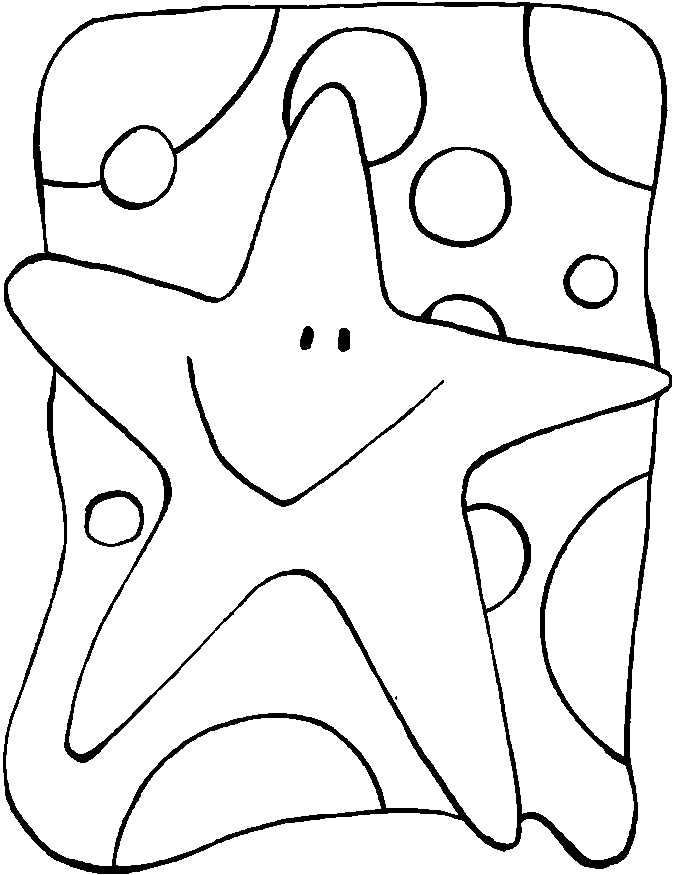 Coloring Page of Stars