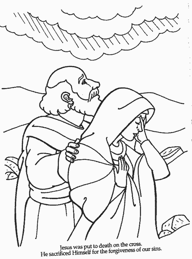 Bible Coloring Pages Teach Your Kids Through Coloring 