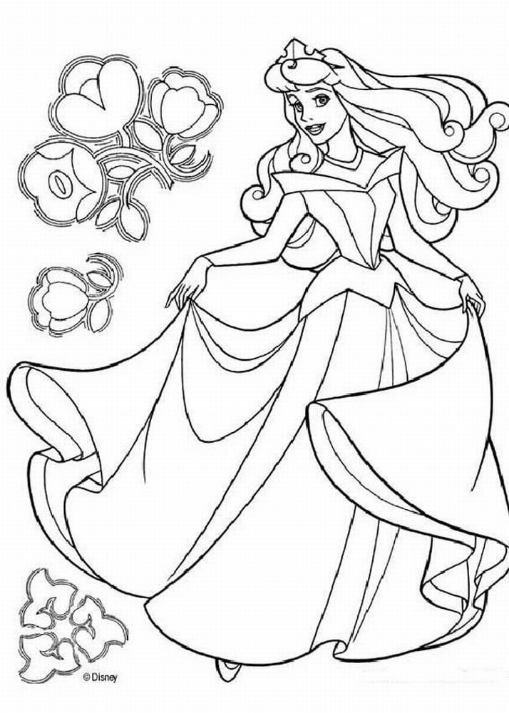 Princess Coloring Pages For Kids 10