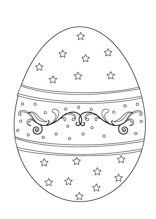 Coloring Pages Easter Egg