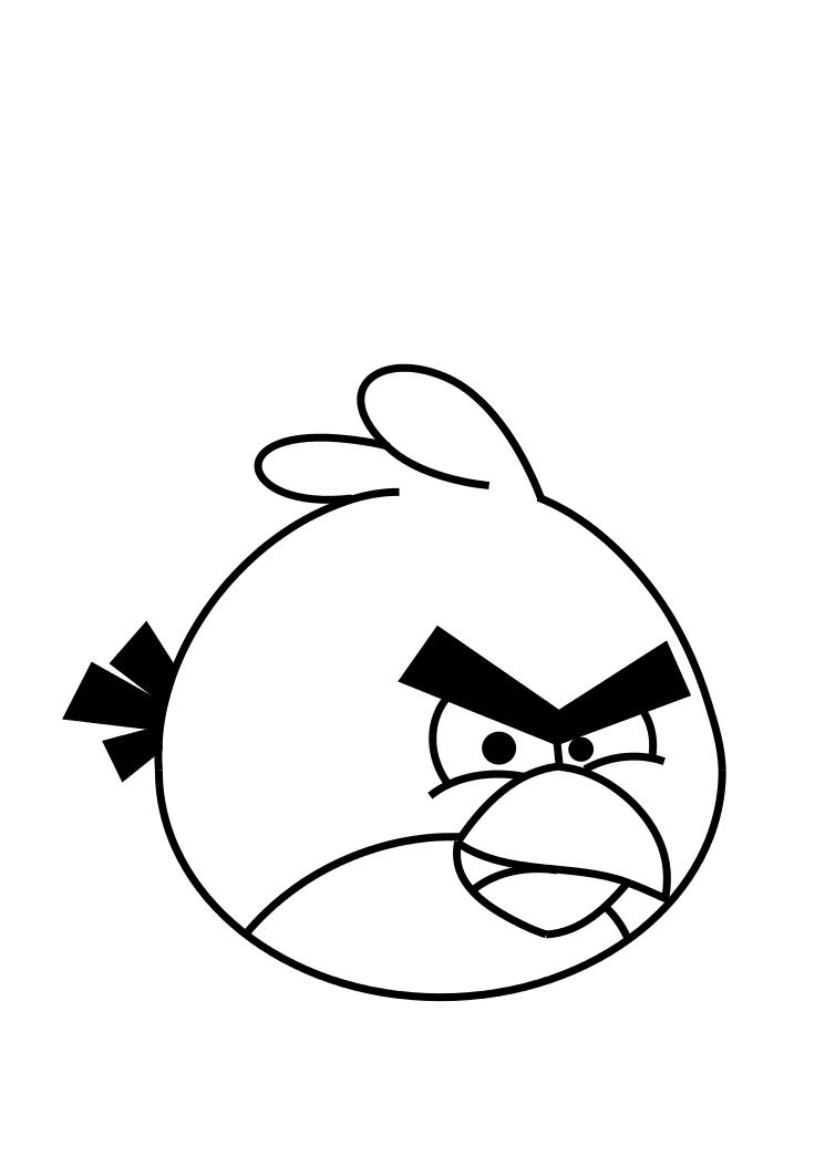 Bubbles Angry Birds Coloring Page for Kids - Free Angry Birds Printable  Coloring Pages Online for Kids 