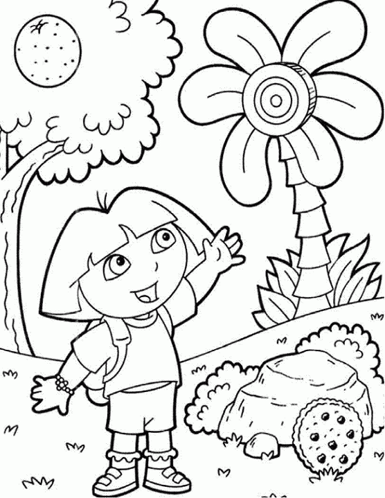 Dora the explorer Clothes and Colours - ESL worksheet by badeducation