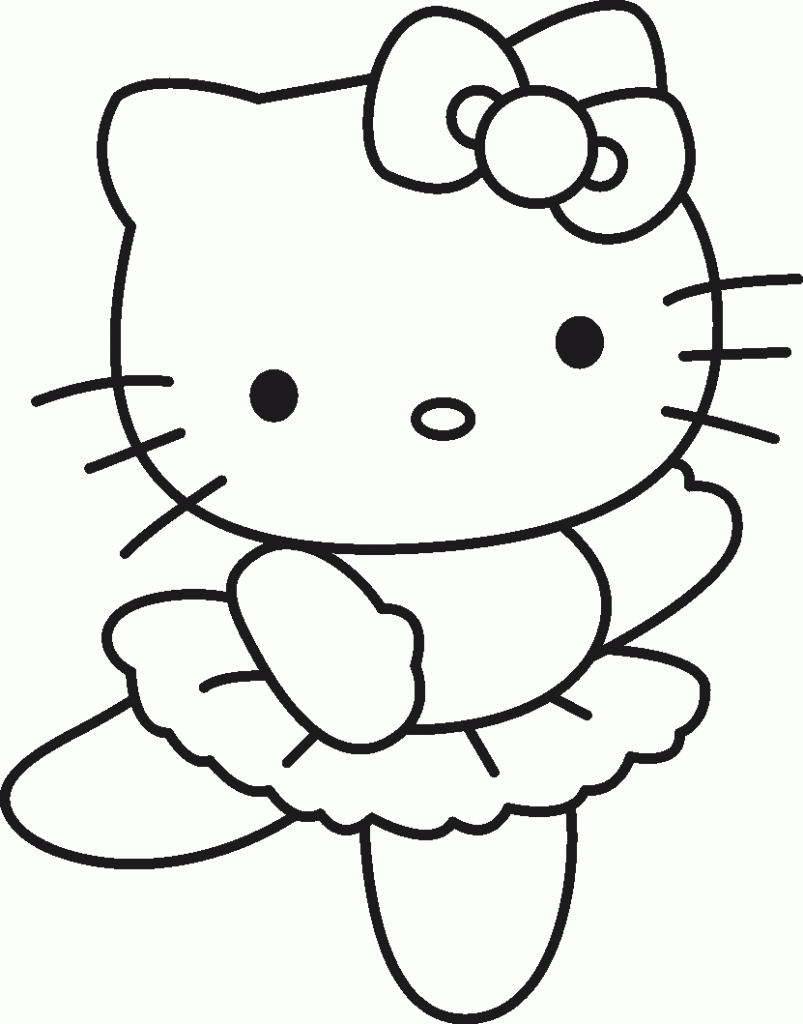 Coloring Pages For Girls Hello Kitty