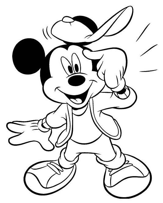 Coloring Pages For Mickey Mouse
