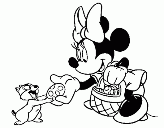 Coloring Pages For Minnie Mouse