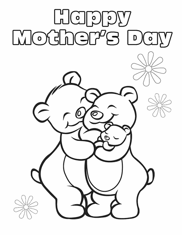 Coloring Pages For Mother S Day