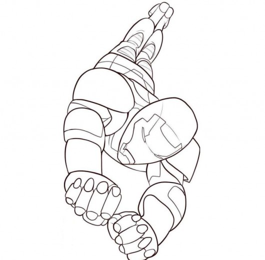 free printable iron man coloring pages for kids  best