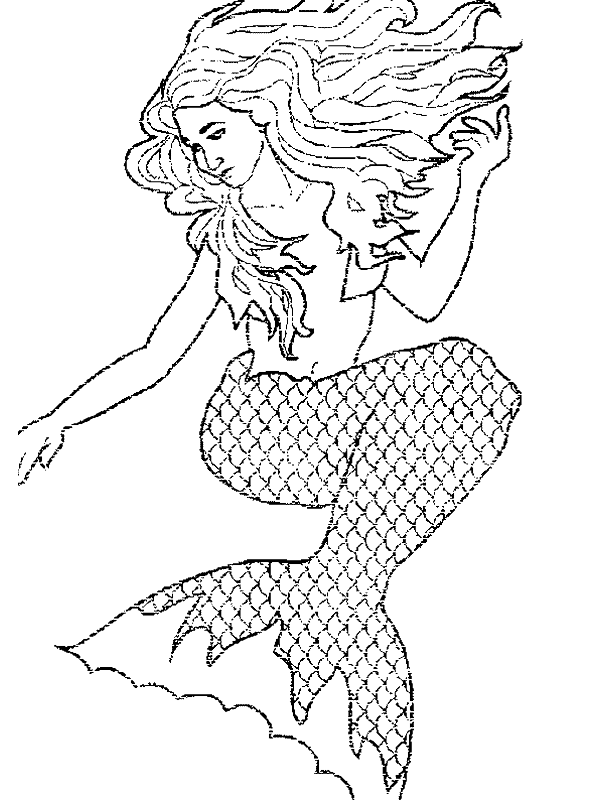 Coloring Pages Mermaids