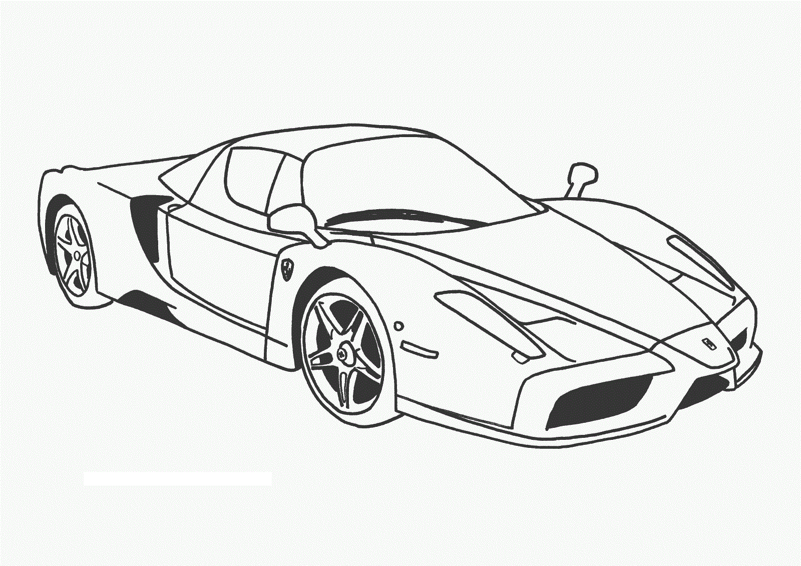 childrens car Colouring Pages