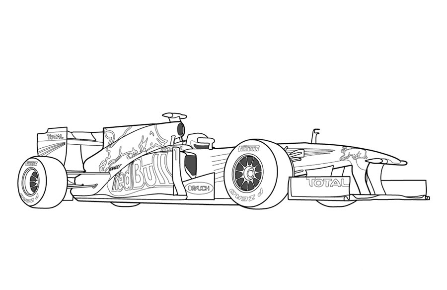 Free Printable Race Car Coloring Pages For Kids