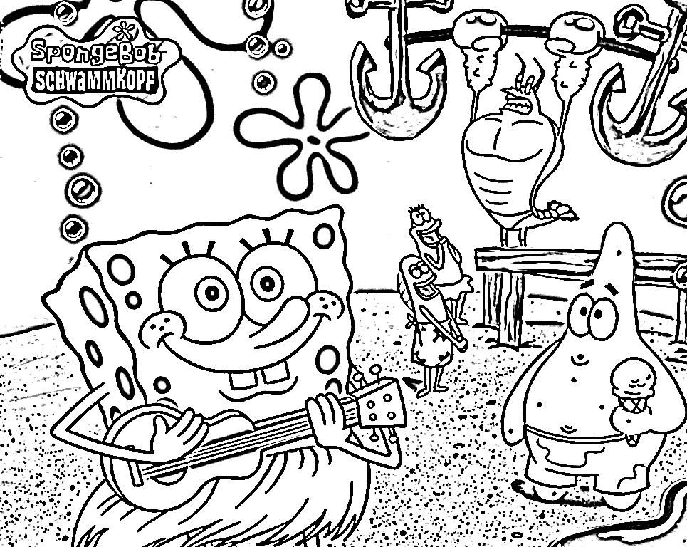 Spongebob Coloring Pages: Free, Printable and Easy to Color