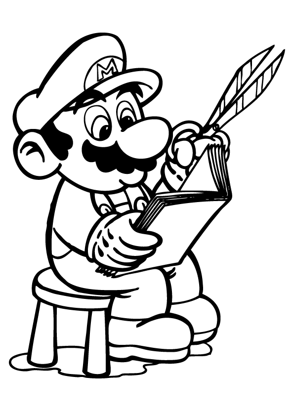 Coloring Pages Super Mario