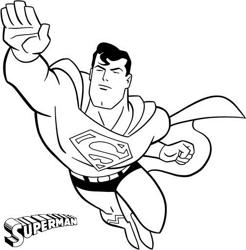 Coloring Pages Superman