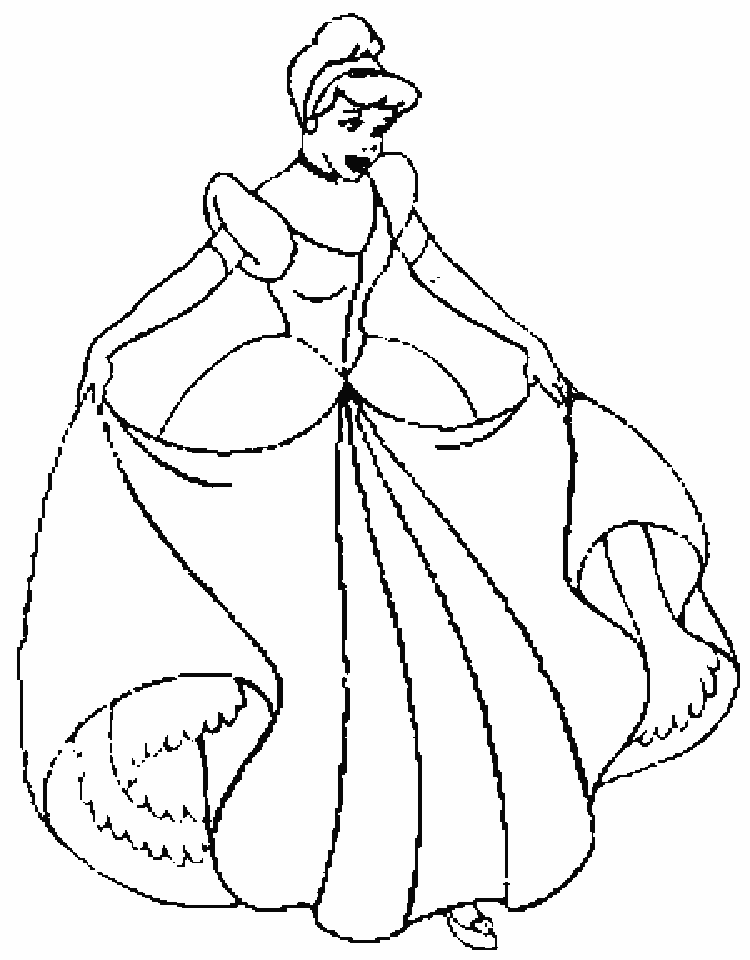 Coloring Pages of Disney Princess
