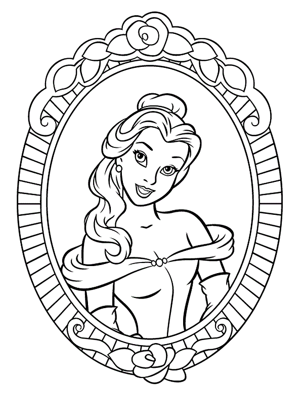 Coloring Pages of Disney Princesses