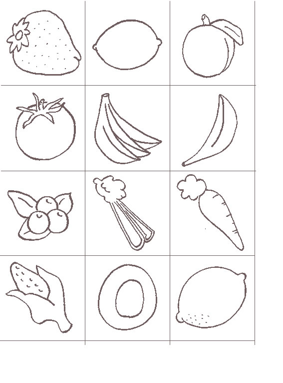 fruit coloring pages