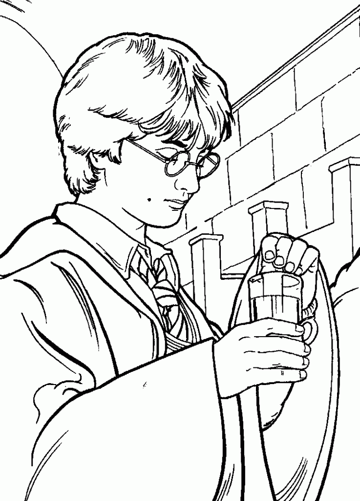 Coloring Pages of Harry Potter