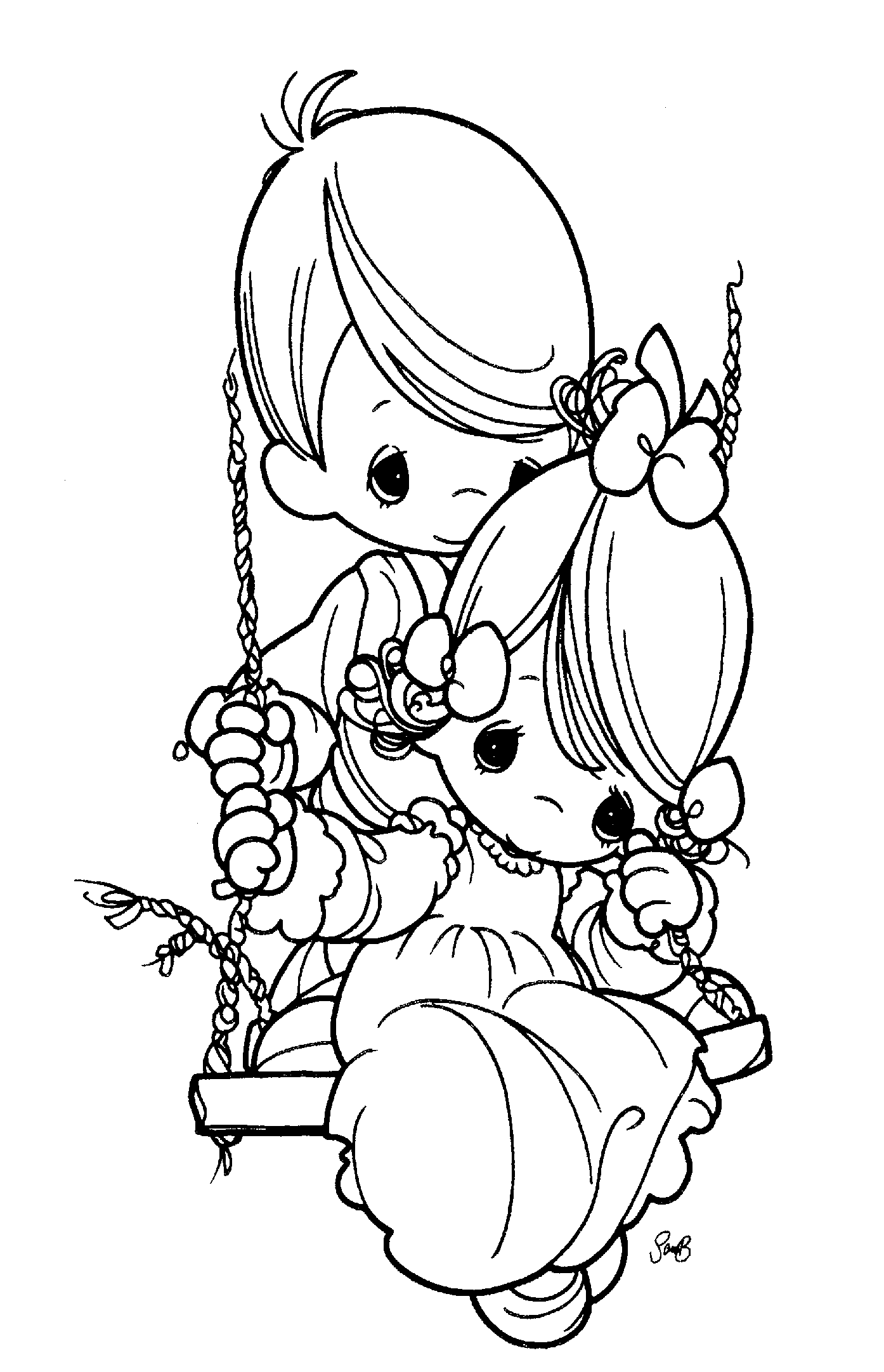 coloring pages swing