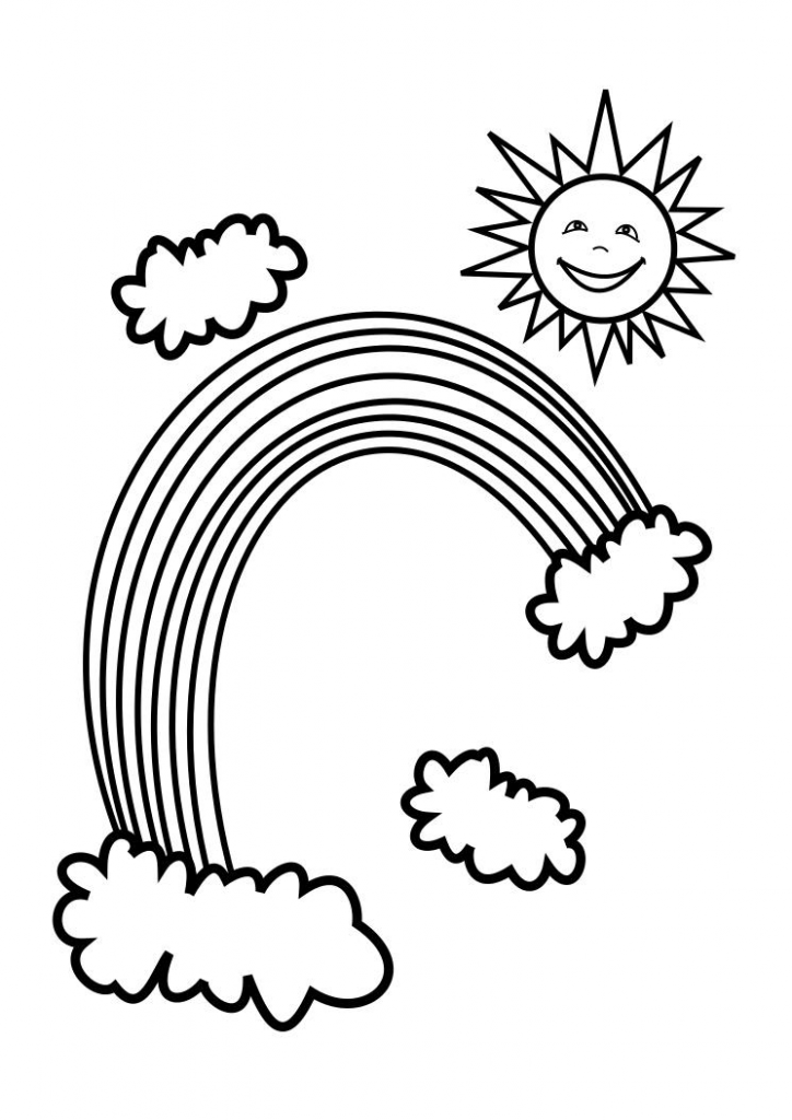 Free Printable Rainbow Coloring Pages For Kids Free Printable Rainbow Coloring Pages For Kids