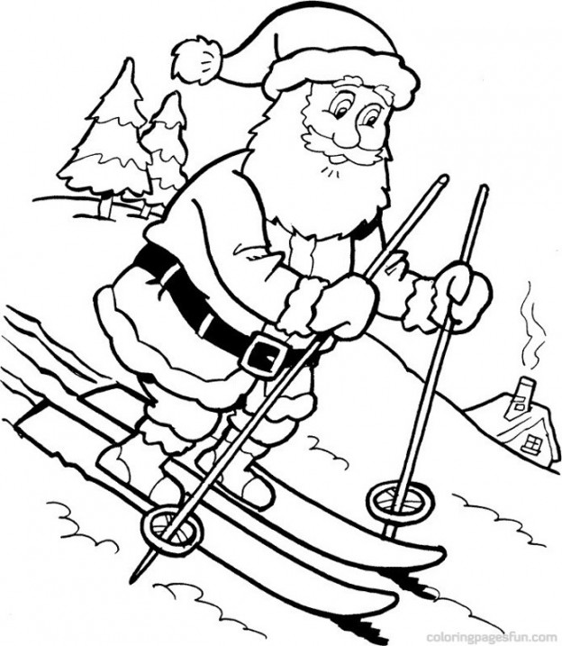Free Printable Santa Claus Coloring Pages For Kids